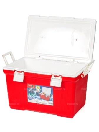Термобокс IRIS Cooler Box CL-45, 45 литров, красный/белый
