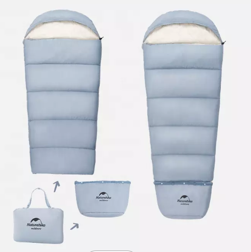1 Мешок спальный Naturehike Child C300, 190х75 см, (правый) (ТК: +6°C), синий