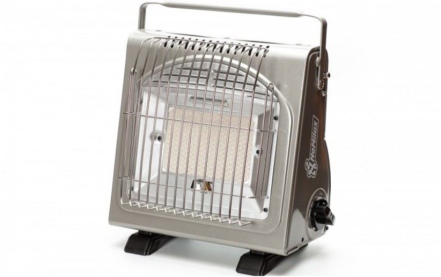 Обогреватель газовый NaMilux BDZQ-1000, цанговый баллон, с подогревом