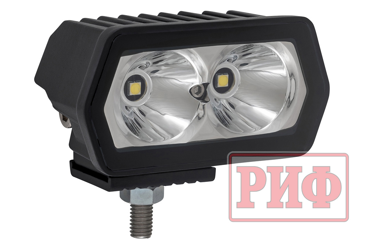 Светодиодная фара дальнего света РИФ 89 мм 20W LED