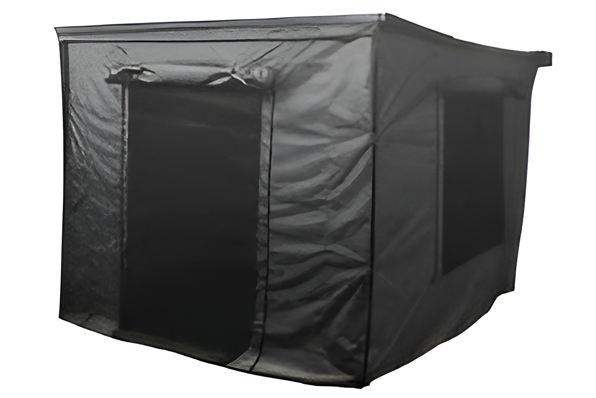 Стенки к автомобильной маркизе (тамбур) РИФ 2,5х2,5 м, черные