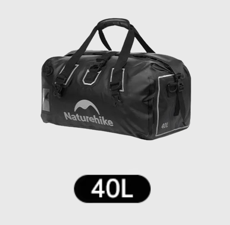 2 Гермосумка Naturehike 40 л ПВХ (черная)