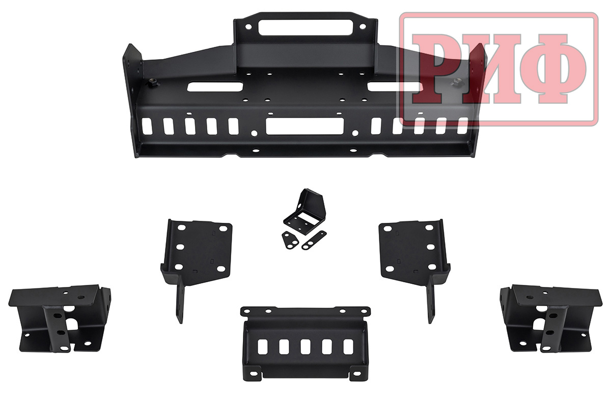 Площадка РИФ под лебёдку с защитой радиаторов в штатный бампер TANK 400