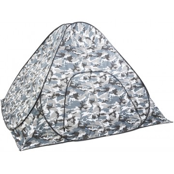 Палатка зимняя PREMIER автомат 2,3х2,3х1,5, КМФ, дно на молнии