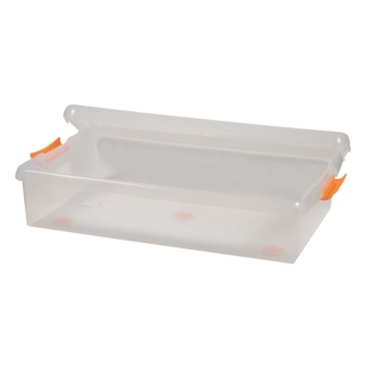 Короб для хранения IRIS THIN BOX 34л, прозрачный