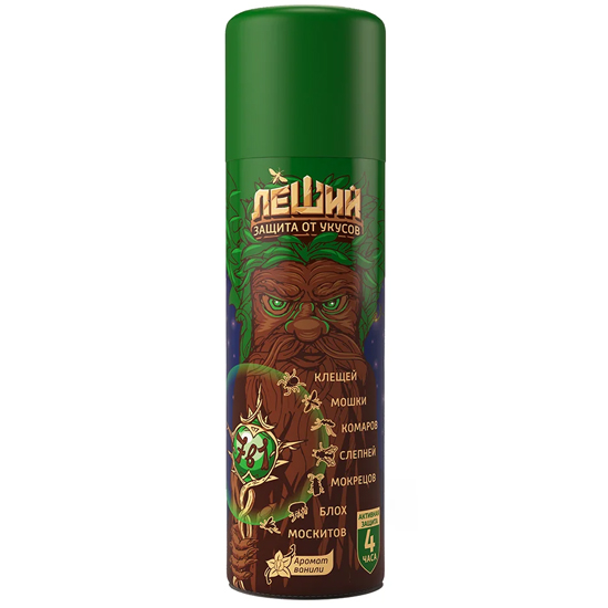 Репеллент "Комплексная защита от кровососущих насекомых и клещей 7 в 1" (Леший) 150 мл