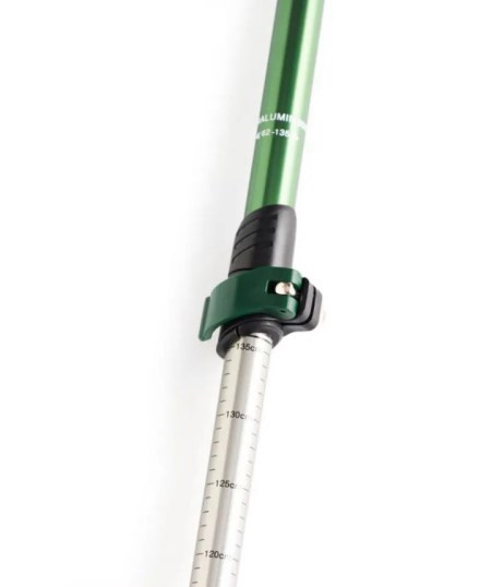 2.Палки треккинговые, алюминиевые, ST01, зеленые, для ходьбы (2шт.)