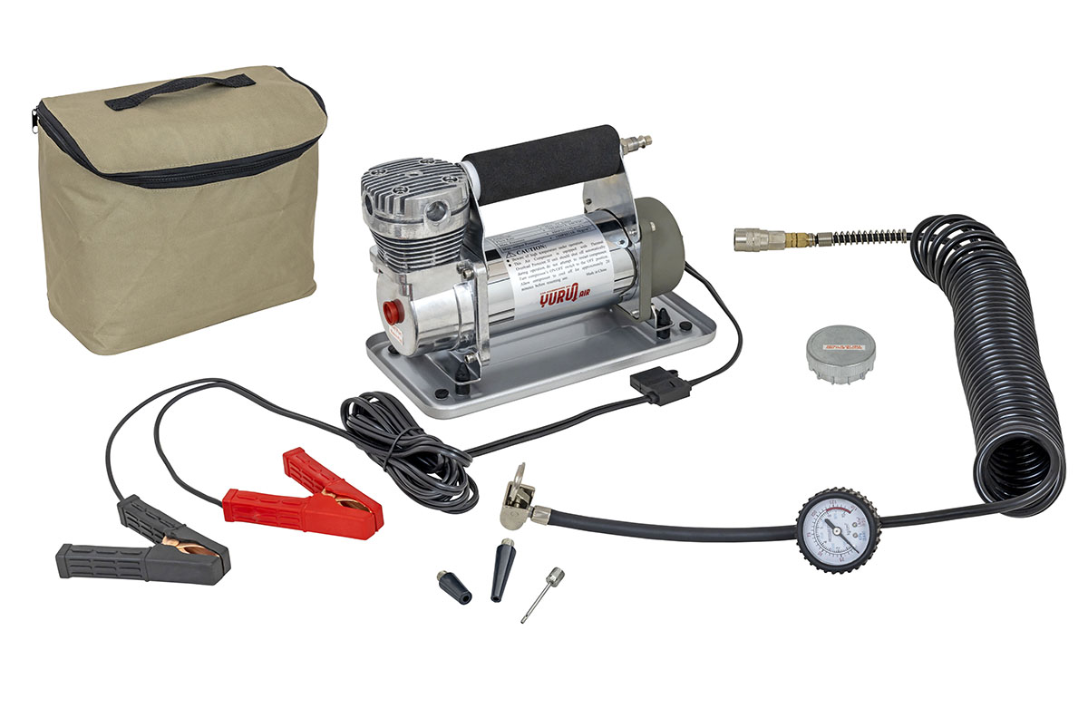 Компрессор автомобильный переносной 12V YURUI 75 л/мин 13,6 атм