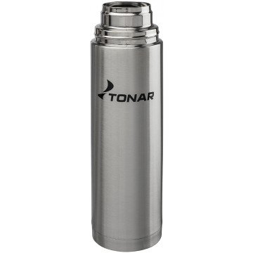 Термос ТОНАР 1000 мл. цвет - стальной
