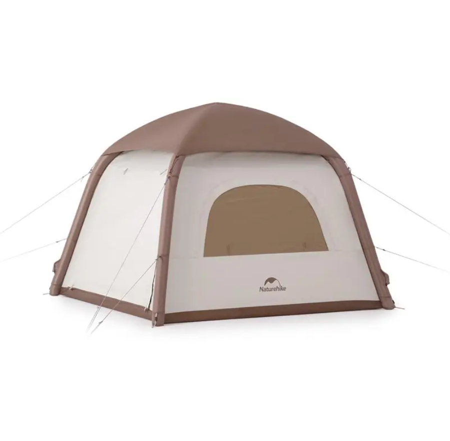Палатка Naturehike Ango Air, 2-местная, быстросборная, надувной каркас, бежевая