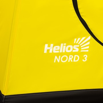 Палатка-зонт зимняя HELIOS NORD-3 Extreme (желтый/черный)