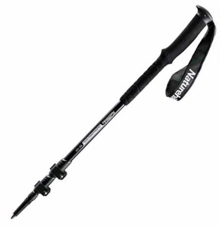 Палки треккинговые, алюминиевые, ST03, черные (2 шт.)