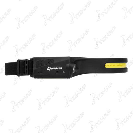 4 Фонарь налобный NISUS сенсорный LED-120 LM, COB-340 LM, IPX4, USB 4 Фонарь налобный NISUS сенсорный LED-120 LM, COB-340 LM, IPX4, USB