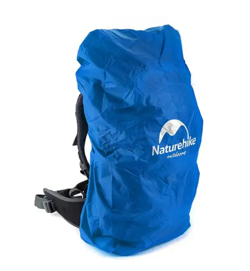 Чехол влагозащитный Naturehike, для рюкзака, размер L (50-75 л), голубой