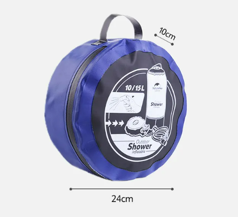 4 Душ кемпинговый Naturehike с ножным насосом