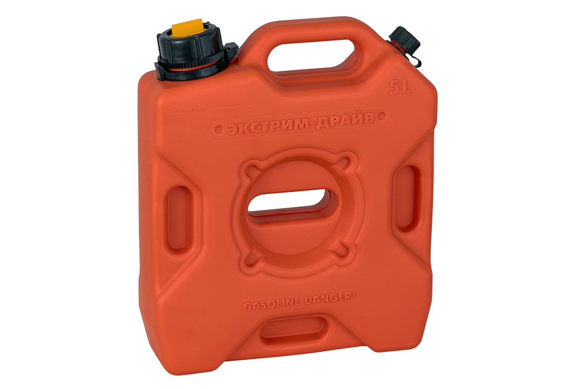 Канистра Экстрим "Драйв Плюс" 2 горловины 5 л (оранжевая)