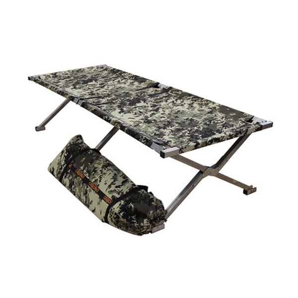 Раскладушка туристическая "СЛЕДОПЫТ" в чехле1950х650х400 мм, труба оцинкованная 25х25 мм 400 кг