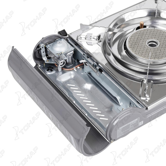 4 Плита газовая портативная в кейсе, горелка керамическая, ветрозащита NISUS 4 Плита газовая портативная в кейсе, горелка керамическая, ветрозащита NISUS