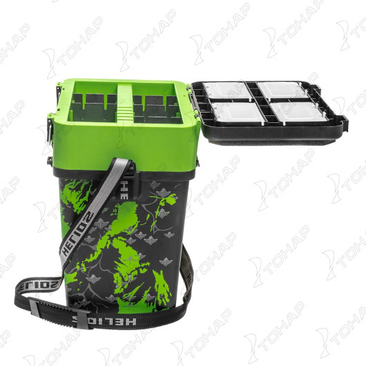 4 Ящик рыболовный зимний HELIOS SHARK салатовый