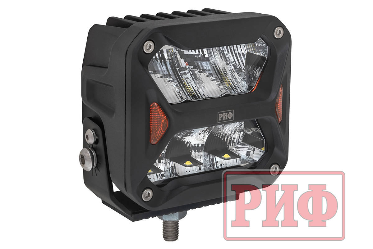 Фара водительского света РИФ 107x102x86 мм 60W LED