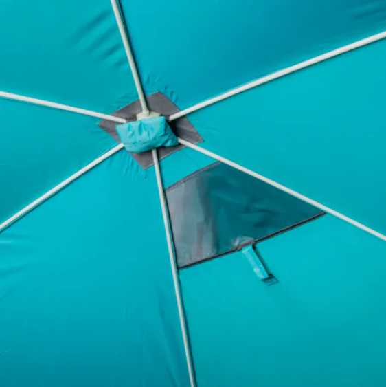 Шатер "СЛЕДОПЫТ" быстросборный, 6 стен, 3,35х3,85 м, h-2,25 м, S по полу 9,3 кв.м, цв. WATERFALL