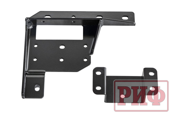 Бампер РИФ силовой передний Mitsubishi Pajero Sport 2015-2020 под доп. фары и парктроник