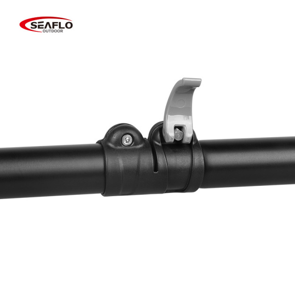 Весло SEAFLO для каяка (байдарки, пакрафта) телескопическое 220-230 см, оранжевое, двустороннее