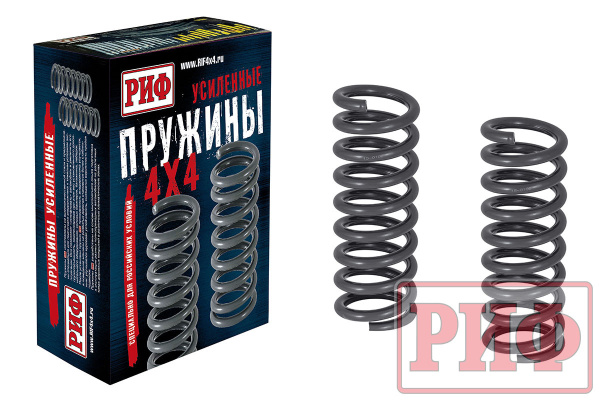 Пружины РИФ передние Jeep Grand Cherokee WK +50 кг кг лифт 30 мм Пружины РИФ передние Jeep Grand Cherokee WK +50 кг кг лифт 30 мм