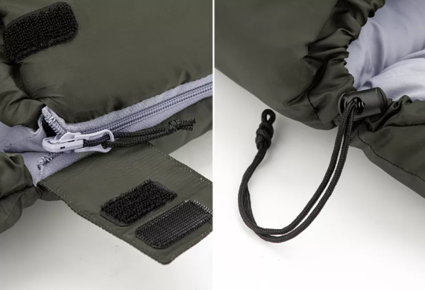 2 Мешок спальный Naturehike U350S, (190х30)х75 см, (левый) (ТК: -3C), темно-зеленый