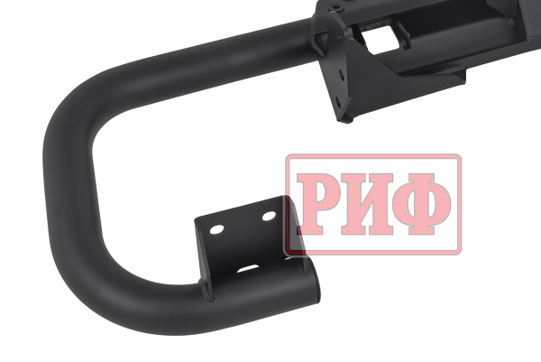 Бампер РИФ силовой задний УАЗ Патриот 2015+ с квадратом под фаркоп, стандарт