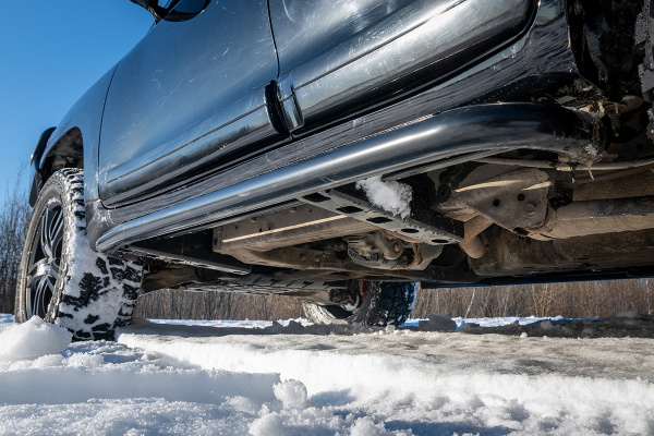 Пороги РИФ силовые Toyota Land Cruiser 200  черные накладки и болты, на а/м без гидроподвески