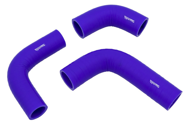 Патрубки радиатора УАЗ-452 Буханка (инжектор) дв. 4213 силикон армированный.(3 шт)