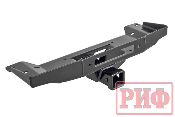 Фаркоп РИФ передний (переходник) с площадкой под лебёдку в штатный бампер УАЗ Патриот 2015+ Фаркоп РИФ передний (переходник) с площадкой под лебёдку в штатный бампер УАЗ Патриот 2015+