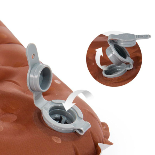 2 Коврик надувной Naturehike 196х64х8 см, оранжевый 2 Коврик надувной Naturehike 196х64х8 см, оранжевый