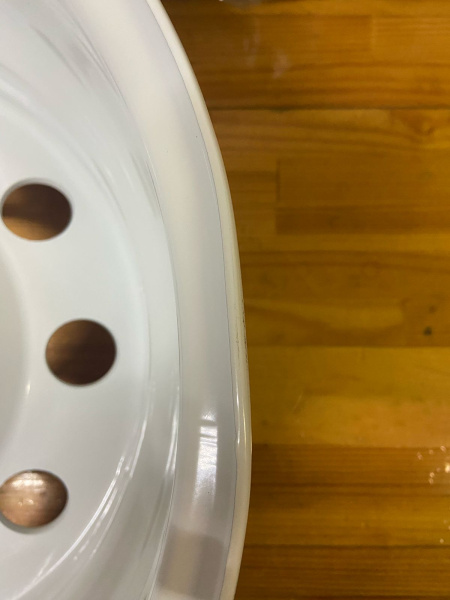 1 Диск усиленный УАЗ стальной белый 5x139,7 7xR16 d110 ET-3 (уценка)