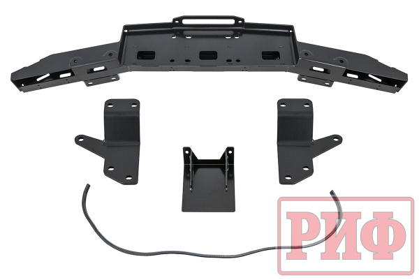 Площадка РИФ под лебёдку в штатный бампер Toyota Land Cruiser 300 (для высоких штатных бамперов)