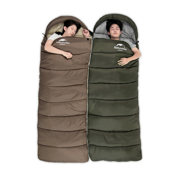 Мешок спальный Naturehike U350S, (190х30)х75 см, (левый) (ТК: -3C), темно-зеленый