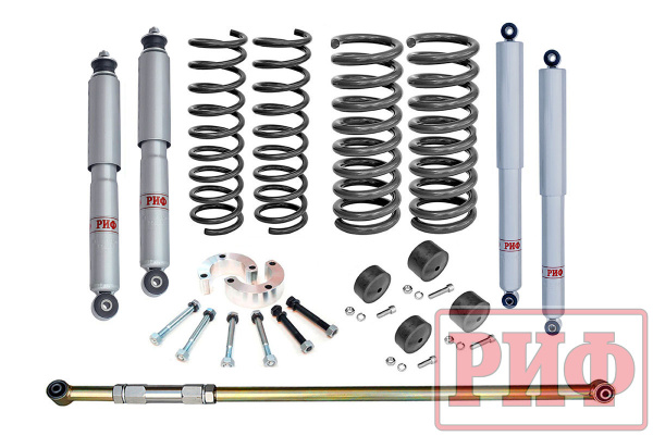 Лифт-комплект РИФ газовый ВАЗ Нива 21214М лифт 50 мм +50-100 кг