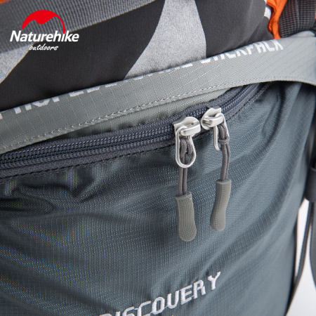 Рюкзак туристический Naturehike 70 л, черно-серый