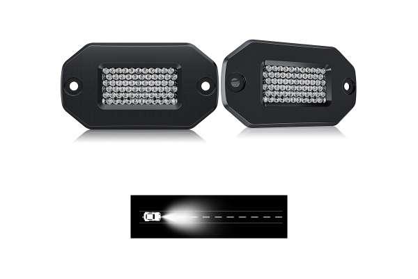 Светодиодные фары рабочего света AURORA 76x38 мм 20W (комплект 2 шт)