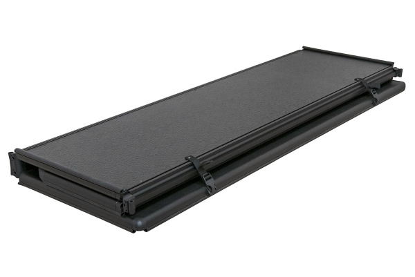 Крышка кузова Toyota Tundra 2014-2016, трёхсекционная, алюминиевая, черная (5,6 фута - 170,8 см) Крышка кузова Toyota Tundra 2014-2016, трёхсекционная, алюминиевая, черная (5,6 фута - 170,8 см)