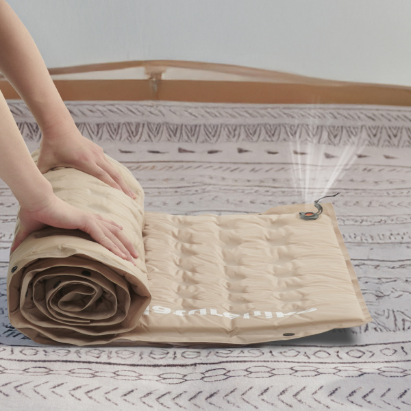 3 Коврик самонадувающийся Naturehike, 200х65х6 см, с подушкой, зеленый