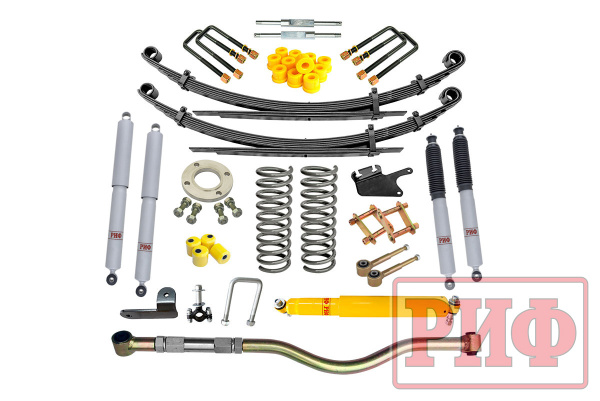 Лифт-комплект РИФ газовый УАЗ Патриот лифт 50 мм жесткий