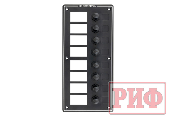 Панель монтажная для 8 переключателей с индикацией
