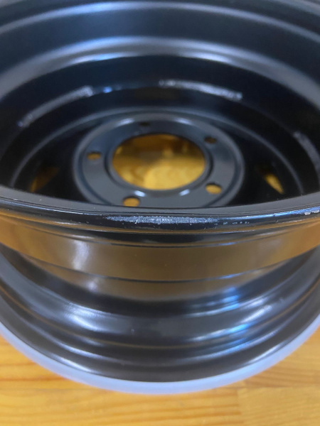 4 Диск усиленный ВАЗ НИВА стальной черный 5x139,7 6,5xR15 d98,5 ET+35 (треуг.)(уценка)