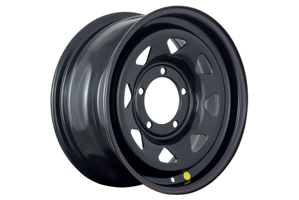 Диск усиленный УАЗ стальной черный 5x139,7 8xR16 d110 ET+20 (треугольник мелкий)