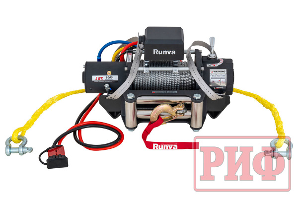 Лебёдка переносная РИФ 9500S c облегчённой площадкой и проводами