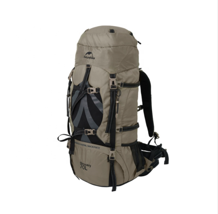 Рюкзак туристический Naturehike 70 л, коричневый Рюкзак туристический Naturehike 70 л, коричневый