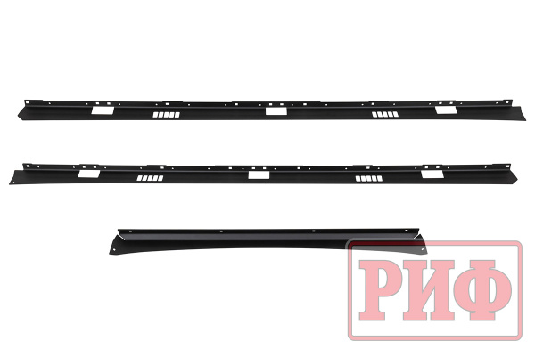 Багажник экспедиционный (платформа) алюминиевый РИФ 1250x2080 мм для Nissan Patrol Y61 2004+ (с крепежом)