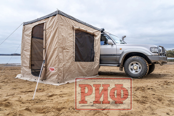 2 Стенки для комбинированной (прямоугольной с веерной частью) маркизы 2х2 м правые